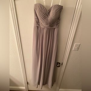 Gray Sweetheart Strapless Azazie Side 6 Dress